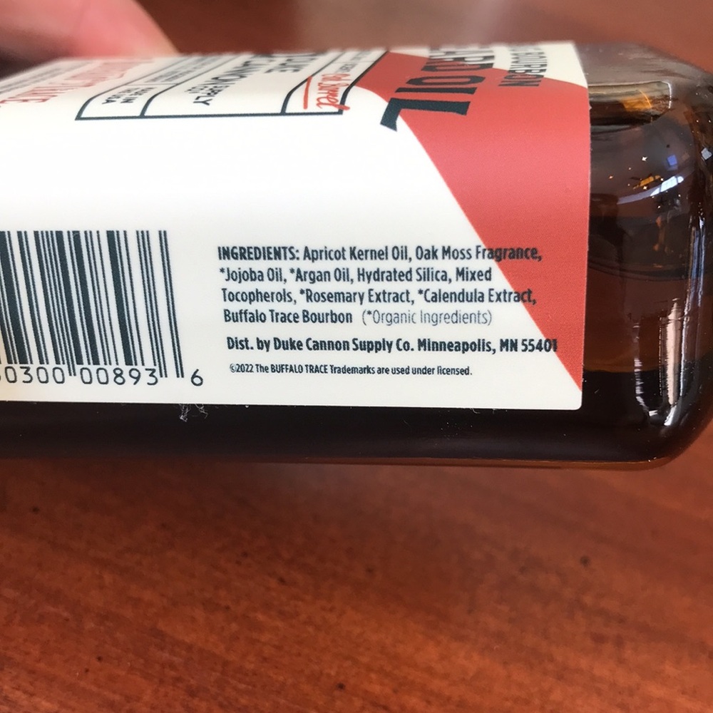 🧔🏻‍♂️🧔‍♂️🧔🏾‍♂️ NEW LISTING! NWOT! DUKE CANON Big Bourbon Beard Oil 3 oz - Picture 3 of 5